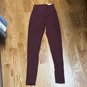 Aerie Burgundy Leggings